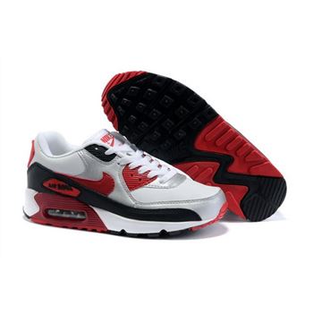 Womens Air Max 90 White Red Black Coupon